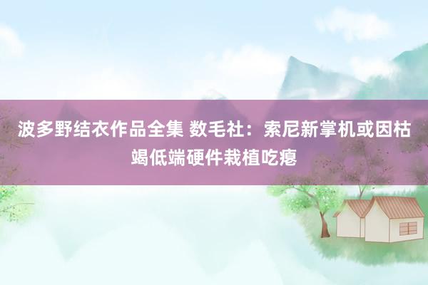 波多野结衣作品全集 数毛社：索尼新掌机或因枯竭低端硬件栽植吃瘪